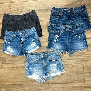 American Eagle/Maurices Shorts Lot (sizes 2 and 4)